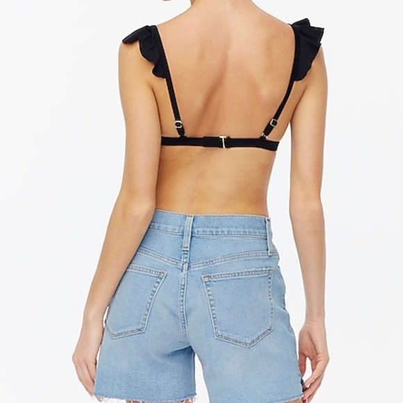 NWT J. crew ruffle bikini top - Picture 3 of 4